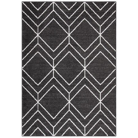 Safavieh 5 ft.-1 in. x 7 ft.-6 in. Adirondack Power Loomed Rectangle Rug, Brown & Ivory ADR241T-5